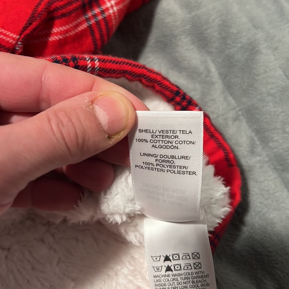 Lucky Brand Flannel Shirt, Jacket, Plaid, Fleece, Warm, Red, Black, Size S - Picture 9 of 12